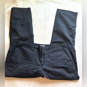 GAP Black Chinos Flat Front Cotton